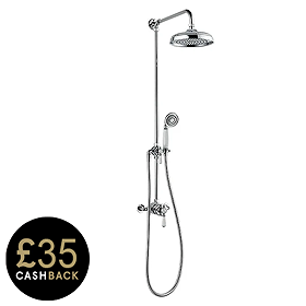 Mira Realm ERD Traditional Thermostatic Shower Mixer with Diverter - Chrome