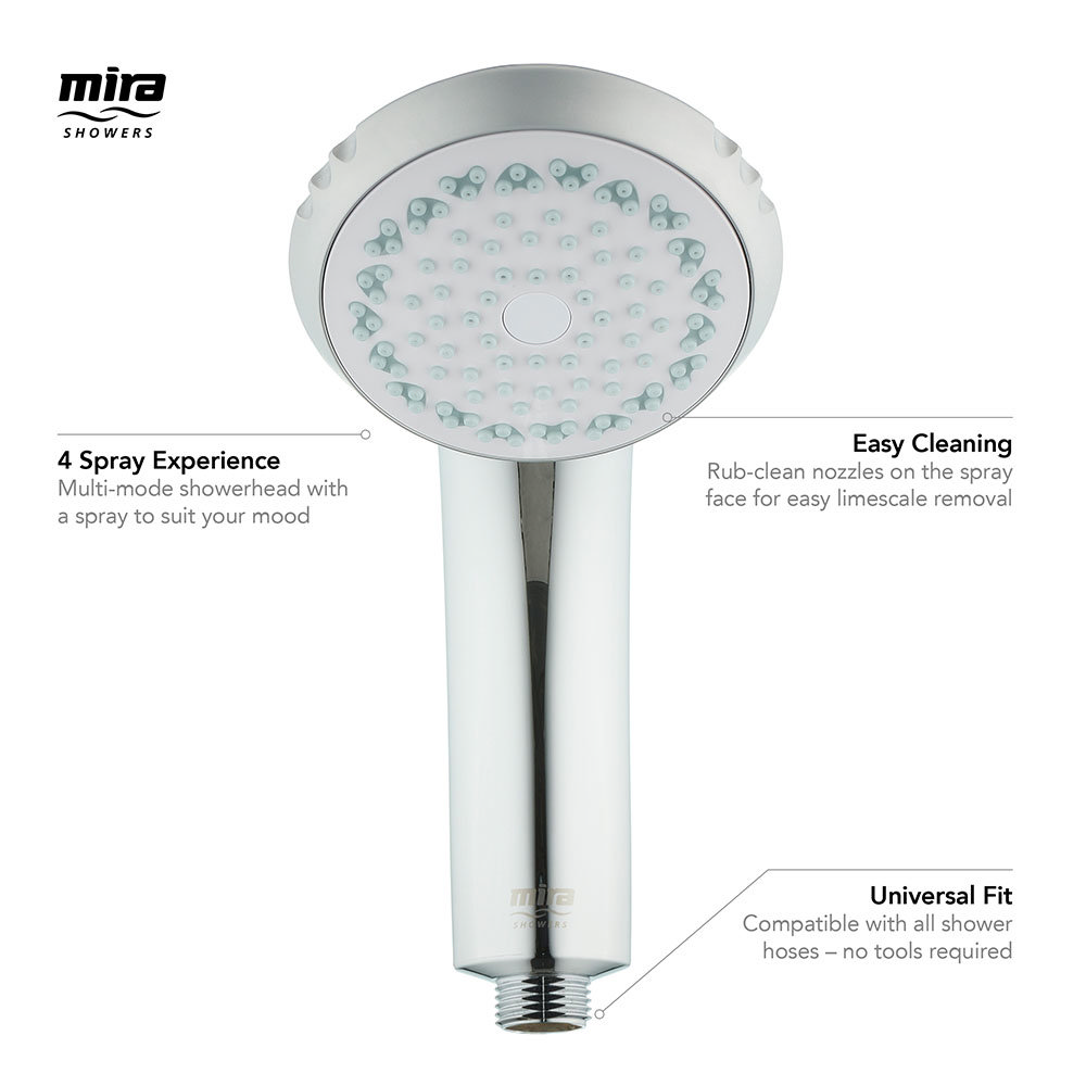 Mira Response Four Spray Showerhead Chrome 2 1605 106