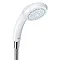 Mira Response Four Spray Showerhead - White - 2.1605.103  Profile Large Image