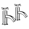 Mira Revive Bath Pillar Taps - 2.1819.003 Large Image