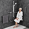 Mira Select Flex Thermostatic Exposed Mixer Shower with Shower Set