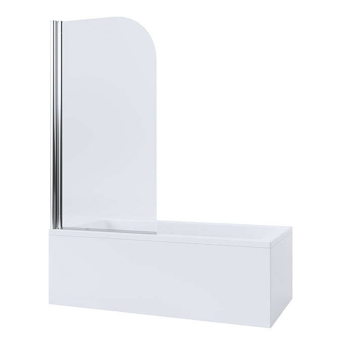 Mira Single Panel Curve Bathscreen - 1.1863.065 Feature Large Image
