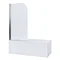Mira Single Panel Curve Bathscreen - 1.1863.065 Feature Large Image