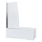 Mira Single Panel Sail Bathscreen - 1.1863.066 Profile Large Image