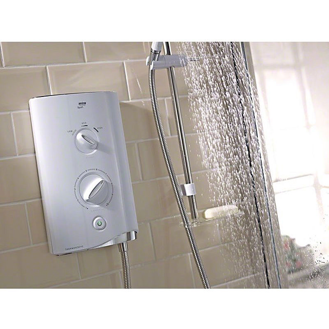 Mira - Sport 9.0kw Thermostatic Electric Shower - White & Chrome - 1.1746.005  Feature Large Image