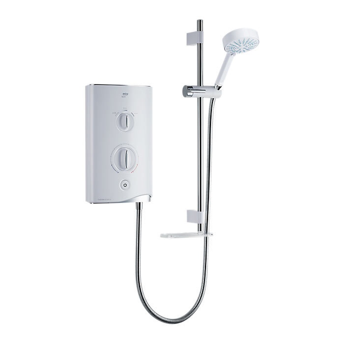 Mira - Sport 9.0kw Thermostatic Electric Shower - White & Chrome - 1.1746.005 Large Image