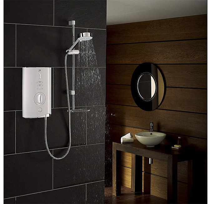 Mira - Sport Max 10.8kw Electric Shower - White & Chrome - 1.1746.008 Profile Large Image