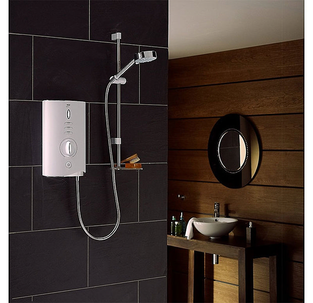 Mira - Sport Max 9.0kw Electric Shower - White & Chrome - 1.1746.007 Feature Large Image