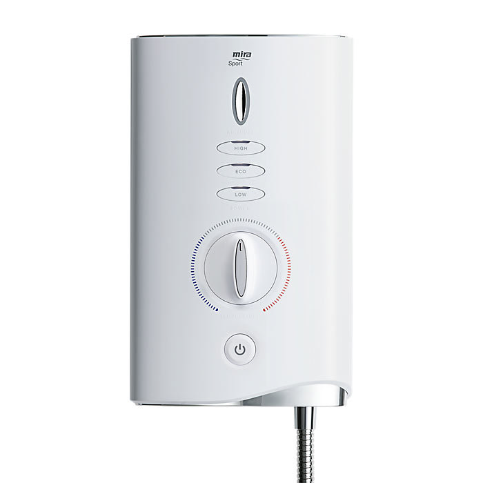 Mira - Sport Max 9.0kw Electric Shower - White & Chrome - 1.1746.007  Standard Large Image