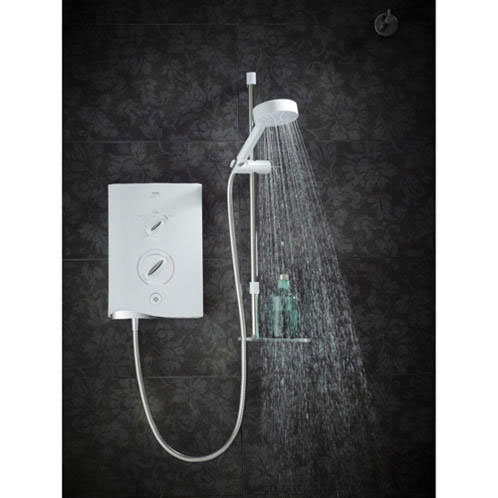 Mira - Sport Multi-fit 9.0kw Electric Shower - White & Chrome - 1.1746.009 Feature Large Image
