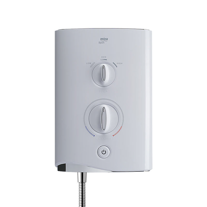 Mira - Sport Multi-fit 9.0kw Electric Shower - White & Chrome - 1.1746.009 In Bathroom Large Image