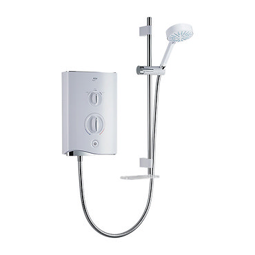 Mira - Sport Multi-fit 9.8kw Electric Shower - White & Chrome - 1.1746.010 Profile Large Image