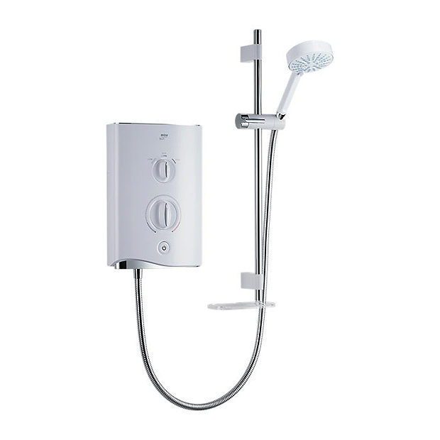 Mira - Sport Multi-fit 9.8kw Electric Shower - White & Chrome - 1.1746.010 Large Image