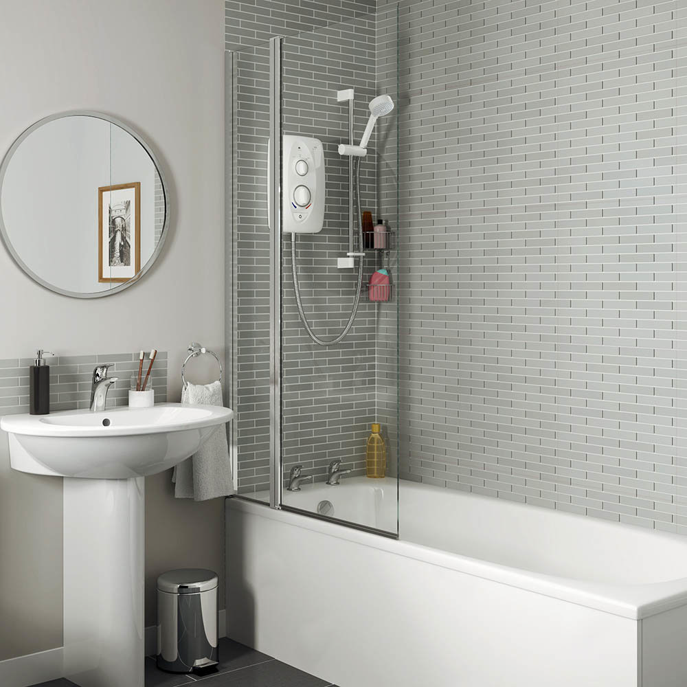 Mira Sprint Multi-Fit 10.8kW Electric Shower - White/Chrome - 1.1788.009