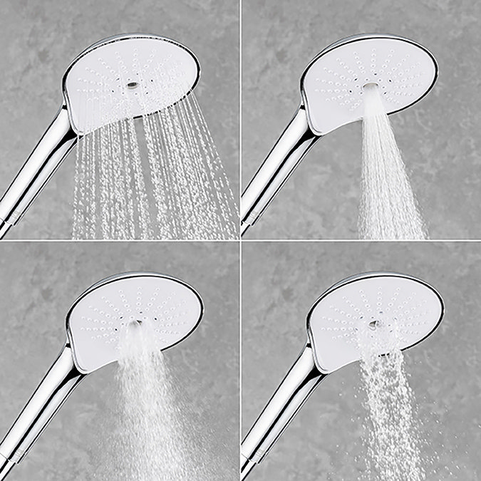 Mira Switch 130mm Four Spray Showerhead - Chrome - 2.1605.261  Standard Large Image