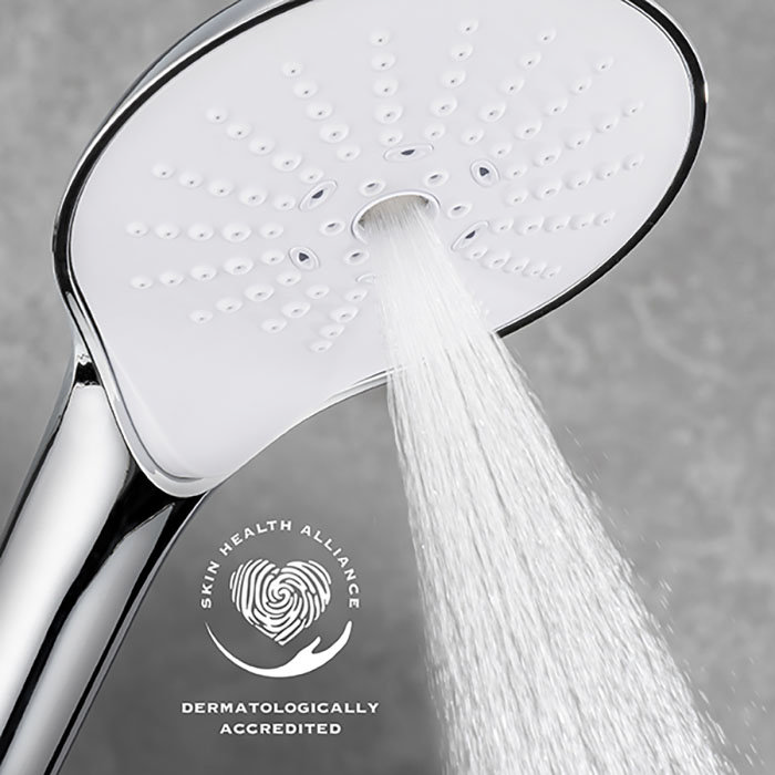 Mira Switch 130mm Four Spray Showerhead Chrome 2 1605 261