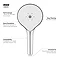 Mira Switch 130mm Four Spray Showerhead - Chrome - 2.1605.261  Profile Large Image