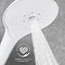 Mira Switch 130mm Four Spray Showerhead - White - 2.1605.262  Standard Large Image