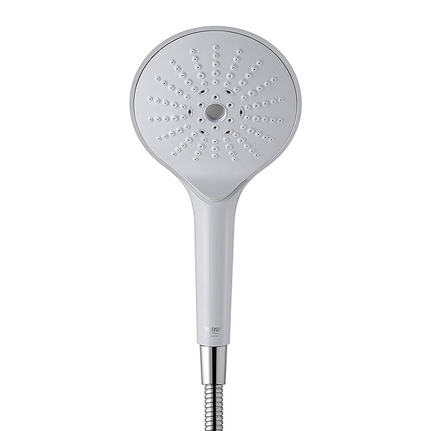 Mira Switch 130mm Four Spray Showerhead - White - 2.1605.262 Large Image