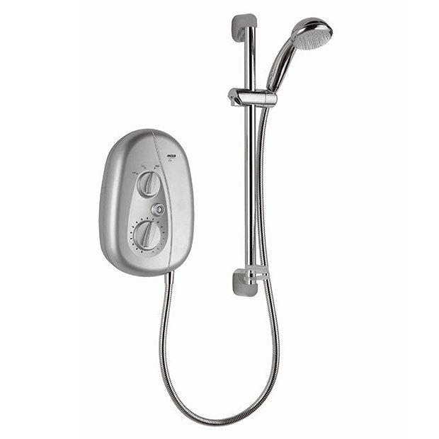Mira Vie 10.8kw Electric Shower Satin Chrome 2.1539.393 at