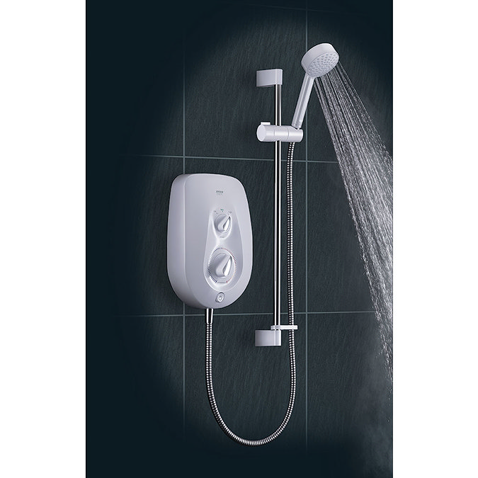 Mira Vie 9.5kW Electric Shower - White/Chrome - 1.1788.005 Standard Large Image