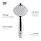 Mira Vigour Dual Outlet Thermostatic Power Shower - 1.1532.426  In Bathroom Large Image