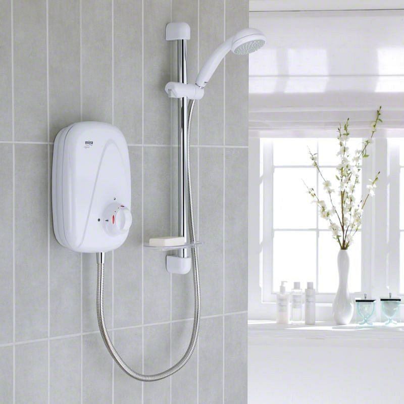 Mira - Vigour Manual Power Shower - White & Chrome - 1.1532.354 Profile Large Image