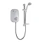 Mira - Vigour Manual Power Shower - White & Chrome - 1.1532.354 Large Image