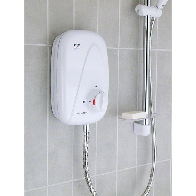 Mira - Vigour Thermostatic Power Shower - White & Chrome - 1.1532.353 Feature Large Image