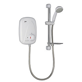 Mira - Vigour Thermostatic Power Shower - White & Chrome - 1.1532.353 Large Image