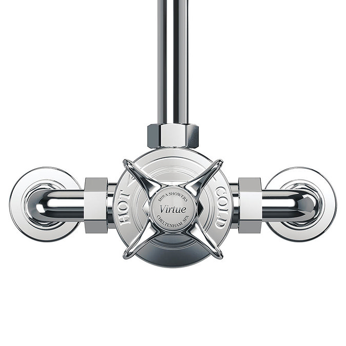 Mira Virtue ERD Traditional Thermostatic Shower Mixer - Chrome - 1.1927.001 Profile Large Image