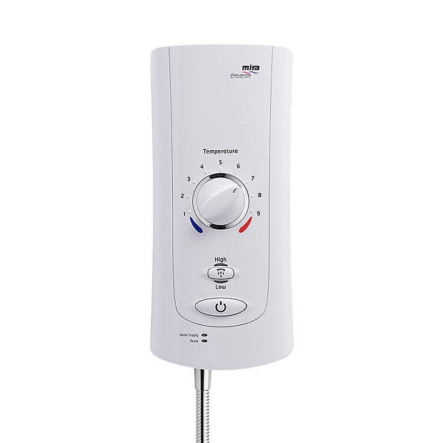 Mira Advance ATL 9.0kw Thermostatic Electric Shower White & Chrome