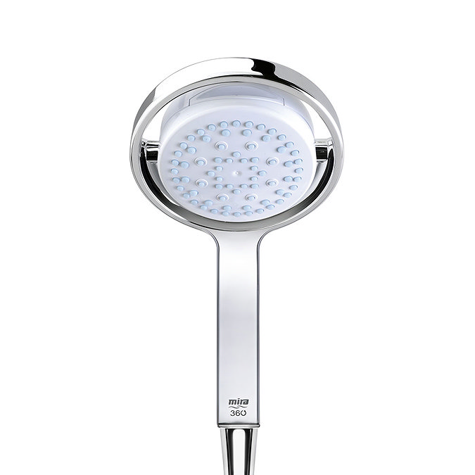 Mira - Vision BIV Ceiling Fed High Pressure Digital Thermostatic Shower Mixer - White & Chrome  Newe
