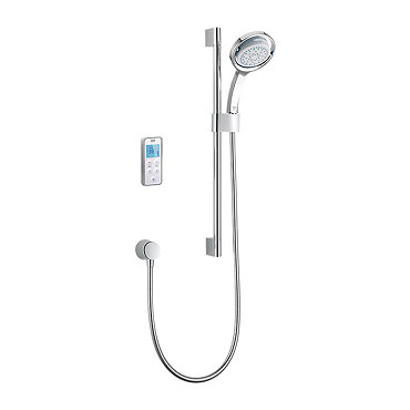 Mira - Vision BIV Rear Fed Pumped Digital Thermostatic Shower Mixer - White & Chrome  Profile Large 