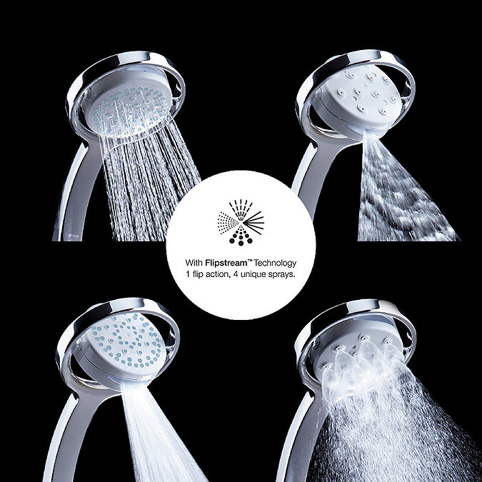 Mira Vision Dual Ceiling Fed Digital Shower - High Pressure - 1.1797.101 Profile Large Image
