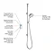 Mira Vision Dual Ceiling Fed Digital Shower - High Pressure - 1.1797.101 additional Large Image