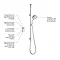 Mira Vision Dual Ceiling Fed Digital Shower - Pumped - 1.1797.102  additional Large Image
