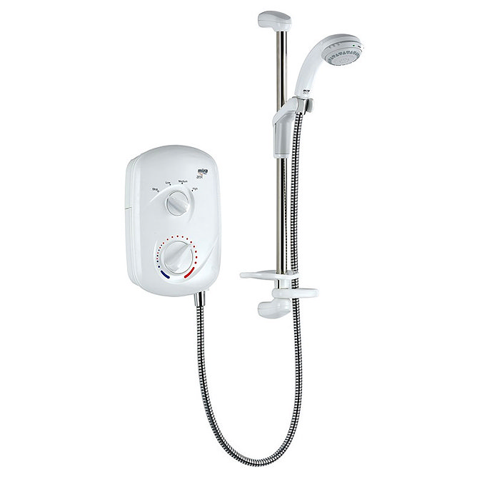 Mira - Zest 8.5kw Electric Shower - White & Chrome - 2.1539.201 Large Image
