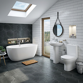 Mirage Modern Free Standing Bathroom Suite