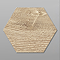 Missouri Hexagon Beige Wood Effect Tiles - 200 x 240mm