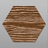 Missouri Hexagon Dark Oak Wood Effect Tiles - 200 x 240mm