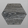 Missouri Hexagon Graphite Oak Wood Effect Tiles - 200 x 240mm