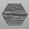 Missouri Hexagon Graphite Oak Wood Effect Tiles - 200 x 240mm