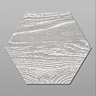 Missouri Hexagon Grey Oak Wood Effect Tiles - 200 x 240mm