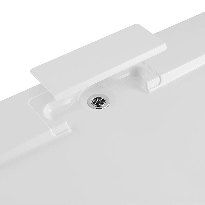 Moda Quadrant Hidden Waste Low Profile Shower Tray  Feature Large Image
