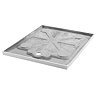 Moda Quadrant Hidden Waste Low Profile Shower Tray  Standard Large Image