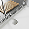 Mode Adler 1200 x 1950mm Rectangular Framed 8mm Sliding Shower Door - Chrome