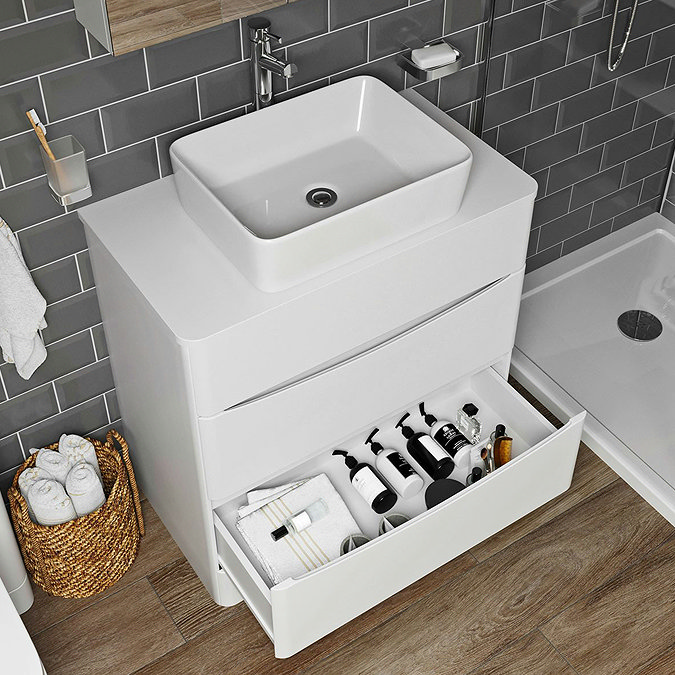 Adler Countertop 800mm
White