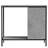 Mode Bergne 812mm Concrete Grey Washstand & Gloss White Slim Basin Set