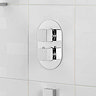 Mode Ellis Oval Twin Thermostatic Shower Valve with Diverter
